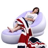 美国INTEX舒适植绒充气沙发床 单人 懒人沙发 户外折叠躺椅子 凳