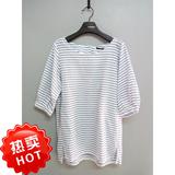 H：CONNECT韩版潮夏季女式T恤衬衫中袖衫全棉宽松舒适YK67-T31