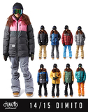 [14/15 DIMITO]韩国正品户外滑雪服时尚女款单板滑雪衣防风保暖