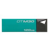热卖金士顿DTM30 128gu盘usb3.0超薄金属防水 高速u盘128G 优盘送