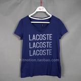 4折 LACOSTE法国鳄鱼春夏款女式圆领短袖T恤 原价690 TF1604