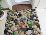 进门地毯门垫门垫门口门厅门前家用3D鹅卵石进门玄关防滑脚垫地垫