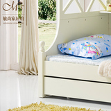 敏尚田园公主床女孩子母床成人高低床韩式双层床儿童上下组合床