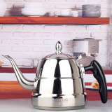 304新款不锈钢电磁炉专用茶具泡茶壶烧水壶餐厅茶水壶平底壶加厚
