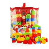 猪猪侠游乐园3023儿童积木宝宝玩具DIY拼装99块环保无毒正品包邮