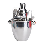 出口德国350ml不锈钢调酒器冰桶7件套套装实用调酒用具雪克杯
