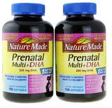 美国原装Nature Made 孕妇综合维生素+DHA 150粒 孕期/哺乳期