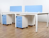 长沙办公家具简易现代办公桌简约员工桌椅组合四人电脑办公家具