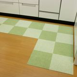 日本进口客厅浴室防滑地垫餐厅地毯耐脏防螨虫爬行垫儿童拼接地垫