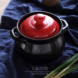 砂锅煲汤煲粥养生大小号彩色传统家用陶瓷汤锅粥锅韩国耐高温带盖
