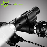 ROCKBROS强光手电筒远射迷你可充电骑行自行车灯户外家用夜骑前灯