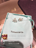 香港代购 Tiffany/蒂芙尼耳钉蝴蝶结耳钉925纯银穿针耳钉专柜正品