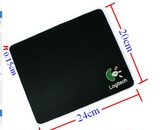 包邮罗技小布垫 鼠标垫 黑色笔记本电脑鼠标垫 柔软舒适耐用