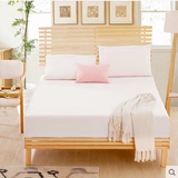 加高单件纯白色床笠酒店宾馆席梦思床垫保护套防尘防滑床罩包邮