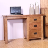 欧式全实木家具现代简约白橡木小镜子小凳子写字台梳妆台桌子组合