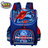 包邮蜘蛛侠1-3-5年级小学生男防水防压超轻定型15寸双肩儿童书包