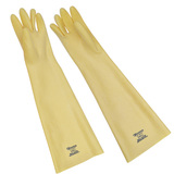 特大工业耐酸耐碱60公分手套超长加厚橡胶手套特强防护手套包邮