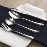 西餐刀刀叉勺三件套全套牛排刀刀叉两件套套装不锈钢刀叉勺餐具
