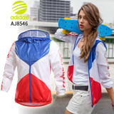 Adidas阿迪达斯外套女子2016春NEO运动防风衣夹克AK1341 AJ8633