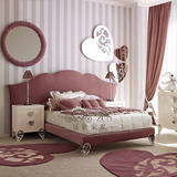 公主床粉色梦幻城堡儿童床女孩床创意卧室套房简约时尚单人床软床