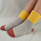 新品羊毛袜女冬季加厚保暖厚袜子中筒日系可爱宽松袜口孕妇月子袜