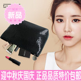 韩国黑色化妆品收纳整理包中号多功能旅行小号便携大容量女手抓包