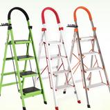 dy铝合金家用小折叠梯凳二三四五步加厚铁钢管踏板人字梯子