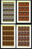 2014-10唐卡特种邮票大版 2014年唐卡大版张 完整版  同号大版