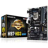 Gigabyte/技嘉 GA-H97-HD3 Z97台式机电脑游戏大主板 支持I5 4590
