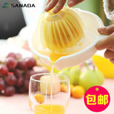日本进口Sanada手动迷你柠檬橙子榨汁器家用果蔬水果汁儿童榨汁机