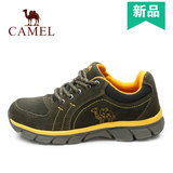 Camel骆驼户外女鞋 真皮系带徒步运动登山鞋女秋冬季运动防滑鞋子