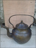 丁丁古玩 铜水壶 鸭嘴茶壶 酒壶 老铜器旧水壶 精品包浆收藏古董
