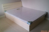北京特价 双人床 1.5  木床 可储物带床垫租房床包邮单人床板式床