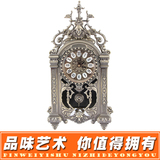欧式复工艺 高档时钟超静音装饰座钟客厅 创意古典摆件 仿古台钟