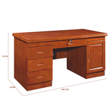 包邮实木电脑桌办公桌高档写字台式桌子家用中式橡木书桌 特价