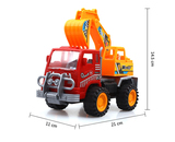 汽车组合工程车模型套装 垃圾车挖掘推土机惯性小汽车儿童玩具