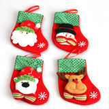 圣诞小袜子 圣诞袜 圣诞礼品袋 糖果袋 圣诞树装饰 圣诞节装饰品