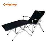 Kingcamp户外折叠躺椅kc3847豪华铝合金扶手椅子午休椅子沙滩椅子