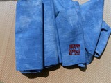 手织粗布蓝靛色秋冬服装纯棉布料茶席桌旗布手工DIY布宽41cm