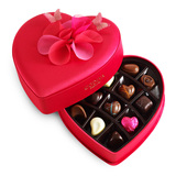 现货进口GODIVA歌帝梵高迪瓦奢华绸缎爱心巧克力礼盒装15粒教师节