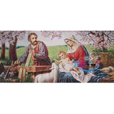 天主教圣物圣像棉织布画/基督教/耶稣/圣母/圣家53号图/欧式风格