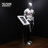 众匠坊ZJF 服装店橱窗展示道具 橱窗打折牌信息牌 展示架  订制