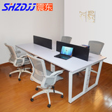 SHZDJJ 4人简约办公桌 时尚职员桌员工桌 屏风组合工作位办公家具