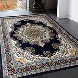 欧式美式乡村复古波斯地毯东南亚风格客厅茶几田园卧室床边地毯垫