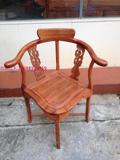 价红木家具 实木 中式仿古典 非洲黄花梨茶椅 休闲椅 圈椅 三角椅