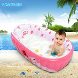 乐亲 婴儿洗澡浴盆超大充气婴幼儿童游泳池小孩海洋球池宝宝充气