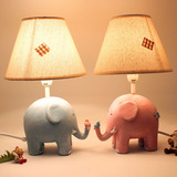 创意欧式卧室床头灯儿童房家居时尚大象客厅台灯可爱情侣结婚礼物