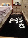 手工个性潮牌地毯logo地毯客厅茶几卧室 床边加厚黑白地毯定制做