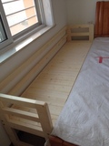 特价边床实木加宽儿童床实木边床拼接床护栏床简易床松木加边床