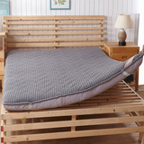 透气 床垫床褥子垫被折叠榻榻米地铺睡垫加厚1.5m床单人1.8m双人